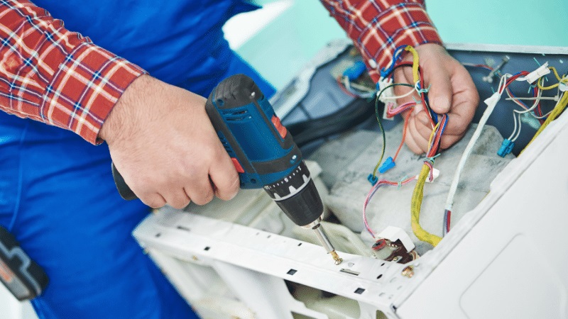 Ahmetli Finlux Finlux çamaşır makinesi kart tamiri – Su almama arızası orijinal parça ile giderildi. - Teknik servis örneği